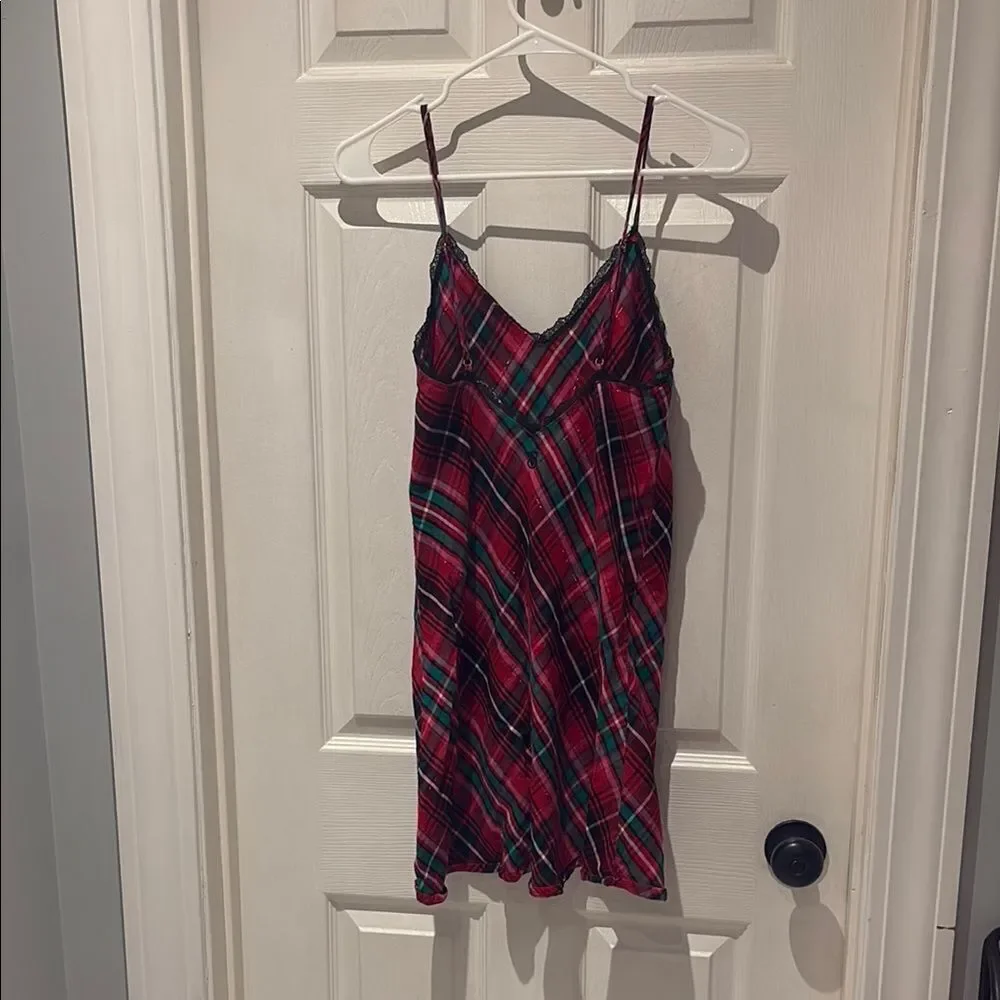Victoria’s Secret plaid chemise slip SZ Xsmall